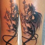 Фото рисунка тату дракон 12.10.2018 №382 - dragon tattoo - tattoo-photo.ru