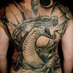Фото рисунка тату дракон 12.10.2018 №385 - dragon tattoo - tattoo-photo.ru