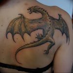 Фото рисунка тату дракон 12.10.2018 №389 - dragon tattoo - tattoo-photo.ru