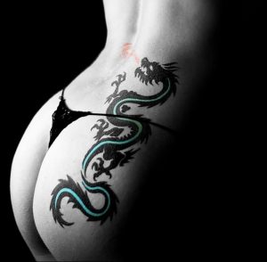 Фото рисунка тату дракон 12.10.2018 №390 - dragon tattoo - tattoo-photo.ru