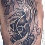 Фото рисунка тату дракон 12.10.2018 №391 - dragon tattoo - tattoo-photo.ru