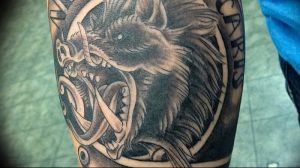 Фото рисунка тату кабан 11.10.2018 №002 - boar tattoo - tattoo-photo.ru
