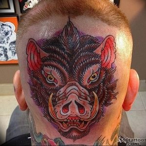 Фото рисунка тату кабан 11.10.2018 №030 - boar tattoo - tattoo-photo.ru