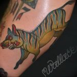 Фото рисунка тату кабан 11.10.2018 №032 - boar tattoo - tattoo-photo.ru