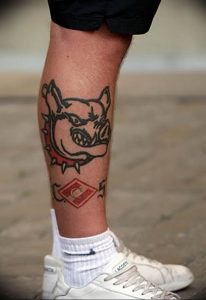 Фото рисунка тату кабан 11.10.2018 №097 - boar tattoo - tattoo-photo.ru