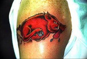 Фото рисунка тату кабан 11.10.2018 №098 - boar tattoo - tattoo-photo.ru