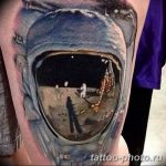 Фото рисунка тату космонавт 31.10.2018 №005 - cosmonaut tattoo - tattoo-photo.ru