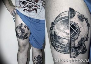 Фото рисунка тату космонавт 31.10.2018 №014 - cosmonaut tattoo - tattoo-photo.ru