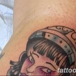 Фото рисунка тату космонавт 31.10.2018 №028 - cosmonaut tattoo - tattoo-photo.ru