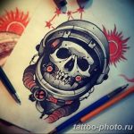 Фото рисунка тату космонавт 31.10.2018 №039 - cosmonaut tattoo - tattoo-photo.ru