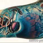 Фото рисунка тату космонавт 31.10.2018 №044 - cosmonaut tattoo - tattoo-photo.ru