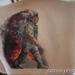 Фото рисунка тату космонавт 31.10.2018 №049 - cosmonaut tattoo - tattoo-photo.ru