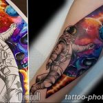 Фото рисунка тату космонавт 31.10.2018 №124 - cosmonaut tattoo - tattoo-photo.ru