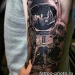 Фото рисунка тату космонавт 31.10.2018 №125 - cosmonaut tattoo - tattoo-photo.ru