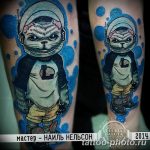 Фото рисунка тату космонавт 31.10.2018 №136 - cosmonaut tattoo - tattoo-photo.ru