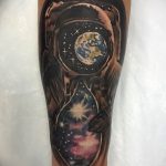 Фото рисунка тату космонавт 31.10.2018 №148 - cosmonaut tattoo - tattoo-photo.ru