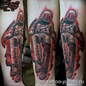 Фото рисунка тату космонавт 31.10.2018 №171 - cosmonaut tattoo - tattoo-photo.ru