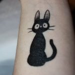 Фото рисунка тату кошка 09.10.2018 №028 - cat tattoo - tattoo-photo.ru