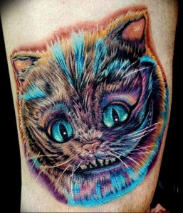 Фото рисунка тату кошка 09.10.2018 №068 - cat tattoo - tattoo-photo.ru