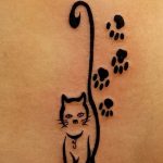 Фото рисунка тату кошка 09.10.2018 №090 - cat tattoo - tattoo-photo.ru