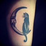 Фото рисунка тату кошка 09.10.2018 №101 - cat tattoo - tattoo-photo.ru