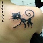 Фото рисунка тату кошка 09.10.2018 №102 - cat tattoo - tattoo-photo.ru