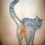 Фото рисунка тату кошка 09.10.2018 №109 - cat tattoo - tattoo-photo.ru