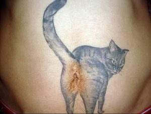 Фото рисунка тату кошка 09.10.2018 №109 - cat tattoo - tattoo-photo.ru