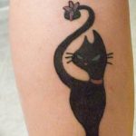 Фото рисунка тату кошка 09.10.2018 №130 - cat tattoo - tattoo-photo.ru