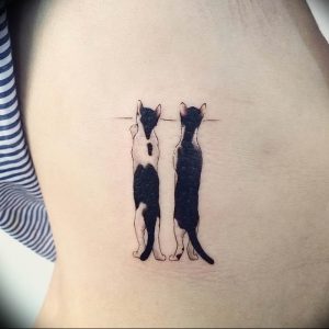 Фото рисунка тату кошка 09.10.2018 №131 - cat tattoo - tattoo-photo.ru