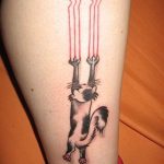 Фото рисунка тату кошка 09.10.2018 №164 - cat tattoo - tattoo-photo.ru