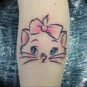 Фото рисунка тату кошка 09.10.2018 №181 - cat tattoo - tattoo-photo.ru