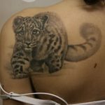 Фото рисунка тату кошка 09.10.2018 №254 - cat tattoo - tattoo-photo.ru