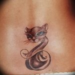 Фото рисунка тату кошка 09.10.2018 №294 - cat tattoo - tattoo-photo.ru