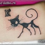 Фото рисунка тату кошка 09.10.2018 №297 - cat tattoo - tattoo-photo.ru
