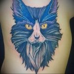 Фото рисунка тату кошка 09.10.2018 №313 - cat tattoo - tattoo-photo.ru