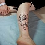 Фото рисунка тату кошка 09.10.2018 №318 - cat tattoo - tattoo-photo.ru