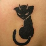 Фото рисунка тату кошка 09.10.2018 №396 - cat tattoo - tattoo-photo.ru