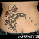 Фото рисунка тату ландыш 12.10.2018 №038 - tattoo lily of the valley - tattoo-photo.ru