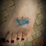 Фото рисунка тату оригами 12.10.2018 №009 - origami tattoo - tattoo-photo.ru