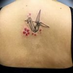 Фото рисунка тату оригами 12.10.2018 №017 - origami tattoo - tattoo-photo.ru