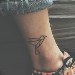 Фото рисунка тату оригами 12.10.2018 №018 - origami tattoo - tattoo-photo.ru