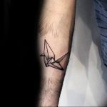 Фото рисунка тату оригами 12.10.2018 №030 - origami tattoo - tattoo-photo.ru