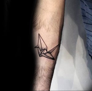 Фото рисунка тату оригами 12.10.2018 №030 - origami tattoo - tattoo-photo.ru