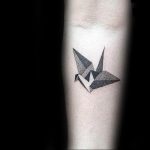 Фото рисунка тату оригами 12.10.2018 №034 - origami tattoo - tattoo-photo.ru