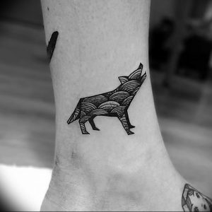 Фото рисунка тату оригами 12.10.2018 №035 - origami tattoo - tattoo-photo.ru