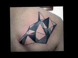 Фото рисунка тату оригами 12.10.2018 №042 - origami tattoo - tattoo-photo.ru