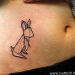 Фото рисунка тату оригами 12.10.2018 №056 - origami tattoo - tattoo-photo.ru