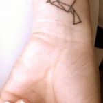 Фото рисунка тату оригами 12.10.2018 №062 - origami tattoo - tattoo-photo.ru