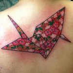 Фото рисунка тату оригами 12.10.2018 №069 - origami tattoo - tattoo-photo.ru